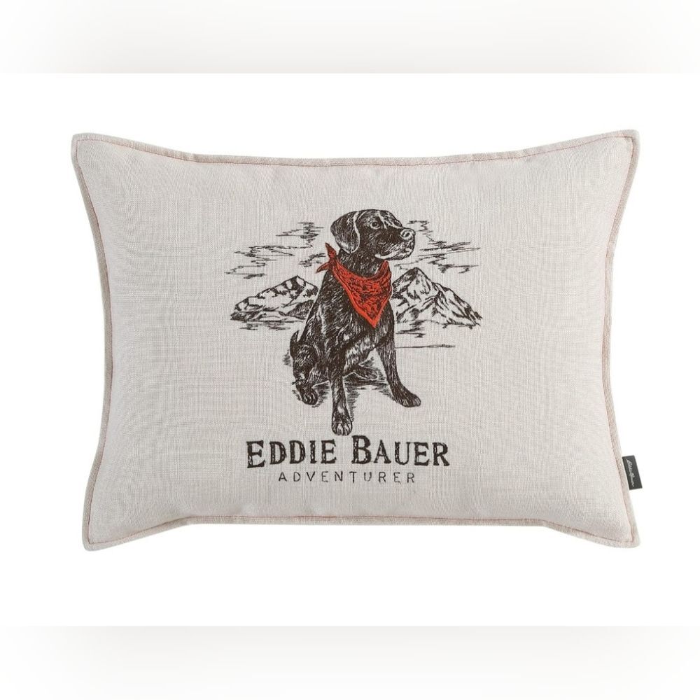 NEW Eddie Bauer Home Throw Pillow Cover 15"x20"